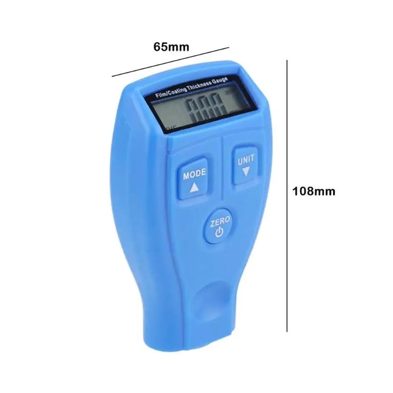 GM200 Portable Car Paint Thickness Gauge Blue Automotive Coating Test Meter Fast Measuring Tool - Image 3