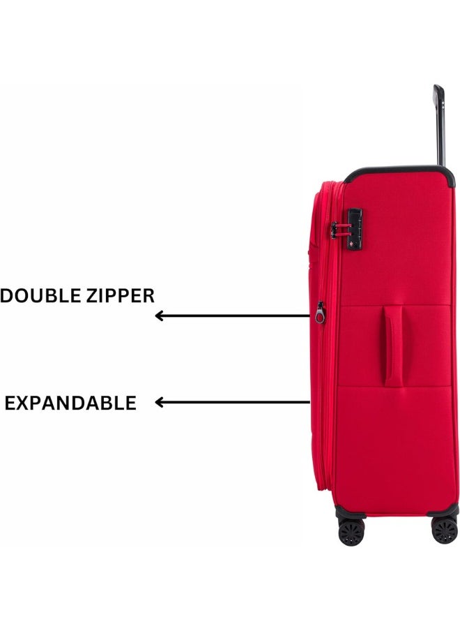 Verage  VERAGE Toledo 3 Pieces Luggage Sets, Softside Expandable Spinner Wheel Suitcase  - Image 4