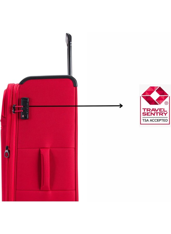Verage  VERAGE Toledo 3 Pieces Luggage Sets, Softside Expandable Spinner Wheel Suitcase  - Image 3