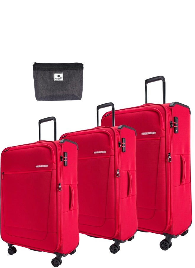Verage  VERAGE Toledo 3 Pieces Luggage Sets, Softside Expandable Spinner Wheel Suitcase  - Image 1