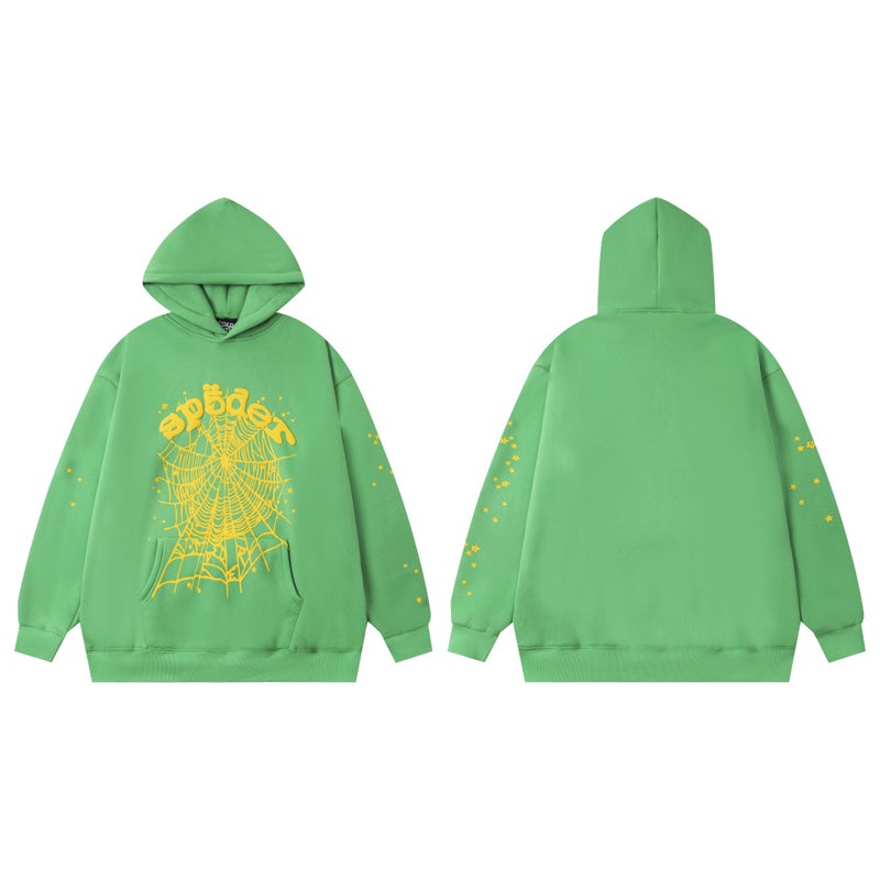 Sp5Der Hip-Hop Singer'S Same Style Foam Letter 5555 Printed Men'S And Women'S Couple Sweatshirt Hoodie Suit - Image 1