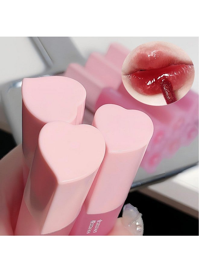 LuckNest 6Pcs Juicy Lasting Tint Lip Gloss Set, Vivid Color, Glossy Finish, Long-lasting Moisturizing Glaze Tint Highly-Pigmented, Clear & Natural Makeup Lip Tint for Daily - Image 3