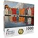 Cross & Glory Cross Glory Fjord Facades Norways Waters Edge 1000 Piece Jigsaw Puzzle for Adults Norwegian Village Scene Challenging Vivid Detail Ideal for Puzzle Enthusiasts - Image 4