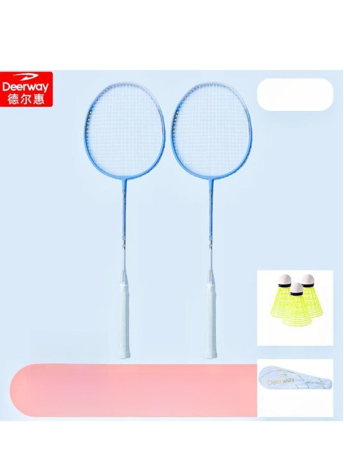 Deerway Delhui Badminton Racket Ultra Light And Durable Adult Suit, Competition Training, Dribbling, Double Racket  - Image 1