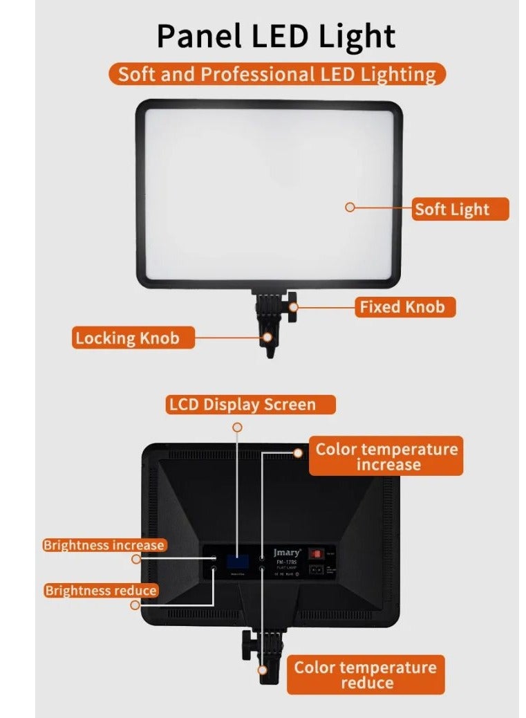 Jmary Jmary FM-17RS Soft Light LED Panel 17 inch - Image 4