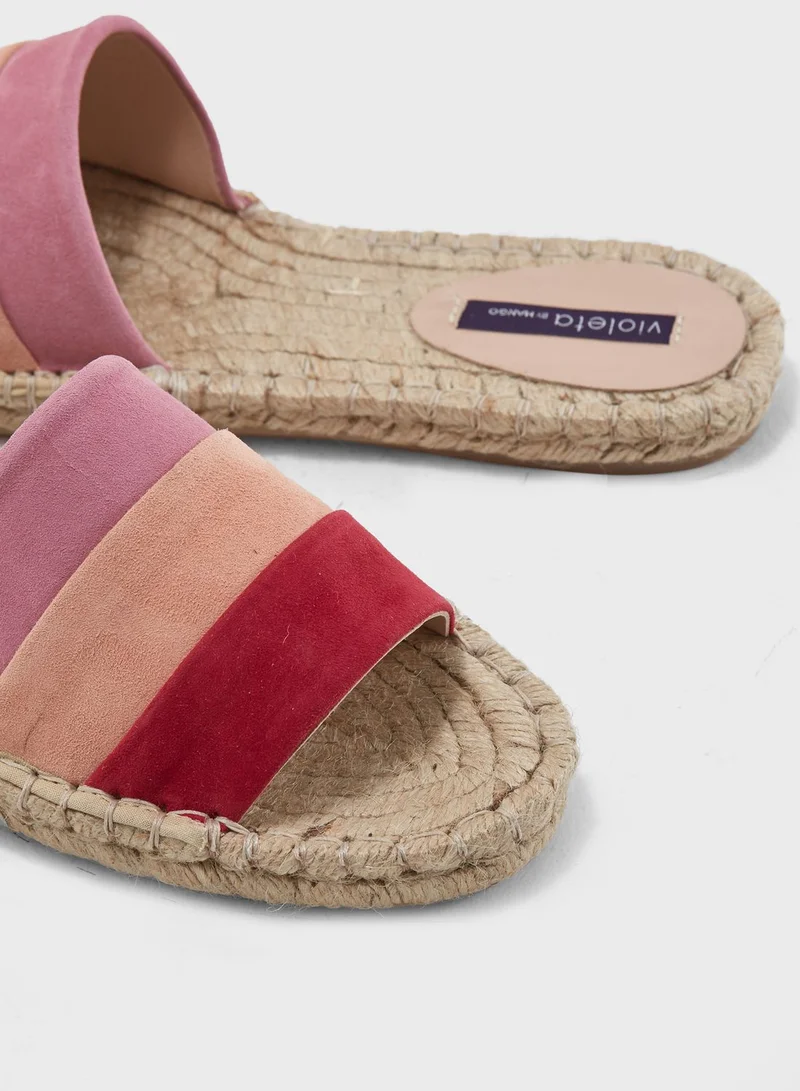 Violeta By Mango Summer Flat Sandal