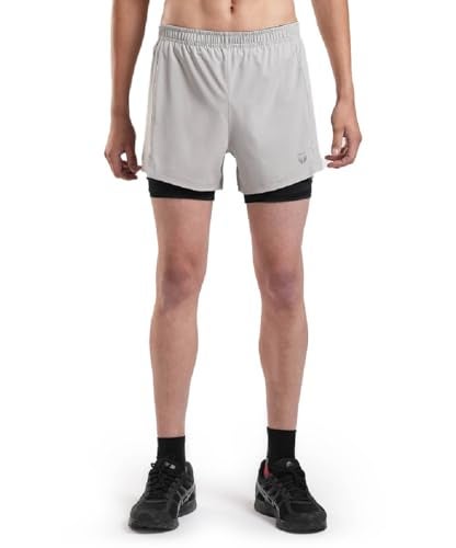 TEGO Men’s Pacer 5” Lined Shorts | Lightweight Gym & Running Shorts with Inner Compression Liner | Anti-Chafe, Quick-Dry | 2-in-1 Workout Shorts - Image 2