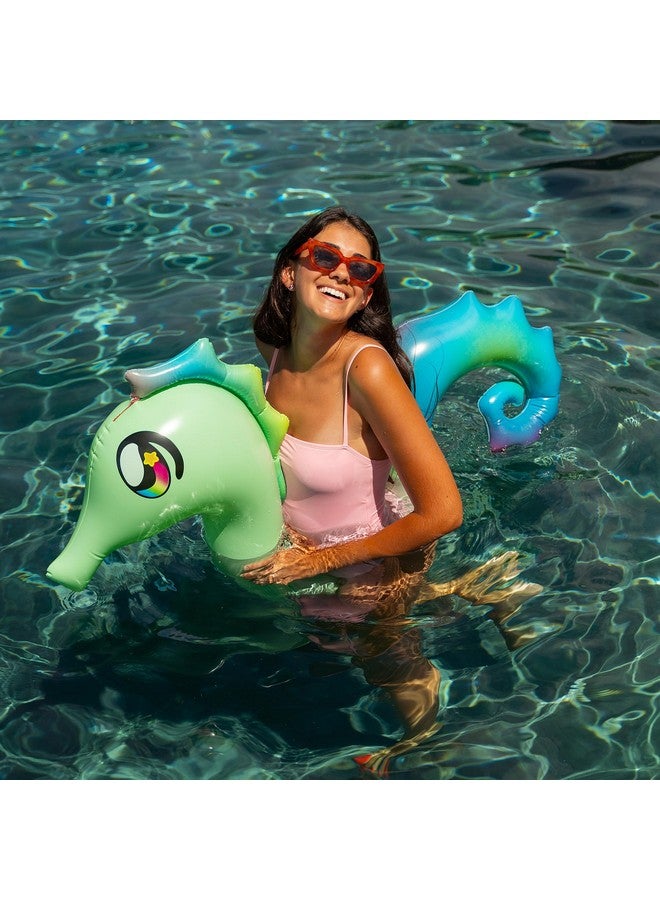 Poolcandy Inflatable Animal Swim Noodles (Seahorse) - Image 2