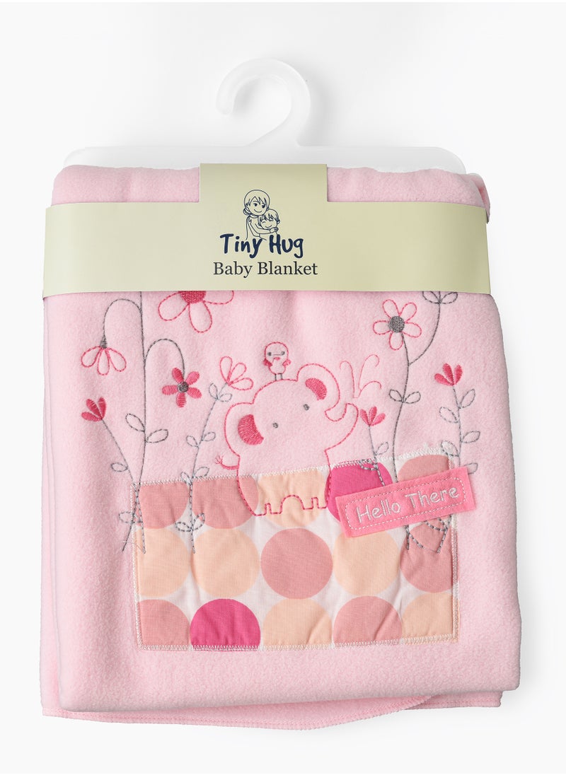 Tiny Hug Newborn Baby Fleece Blanket, Soft and Warm Blanket for Newborns  - Image 4
