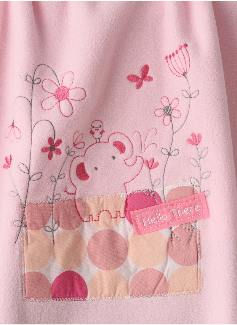 Tiny Hug Newborn Baby Fleece Blanket, Soft and Warm Blanket for Newborns  - Image 3