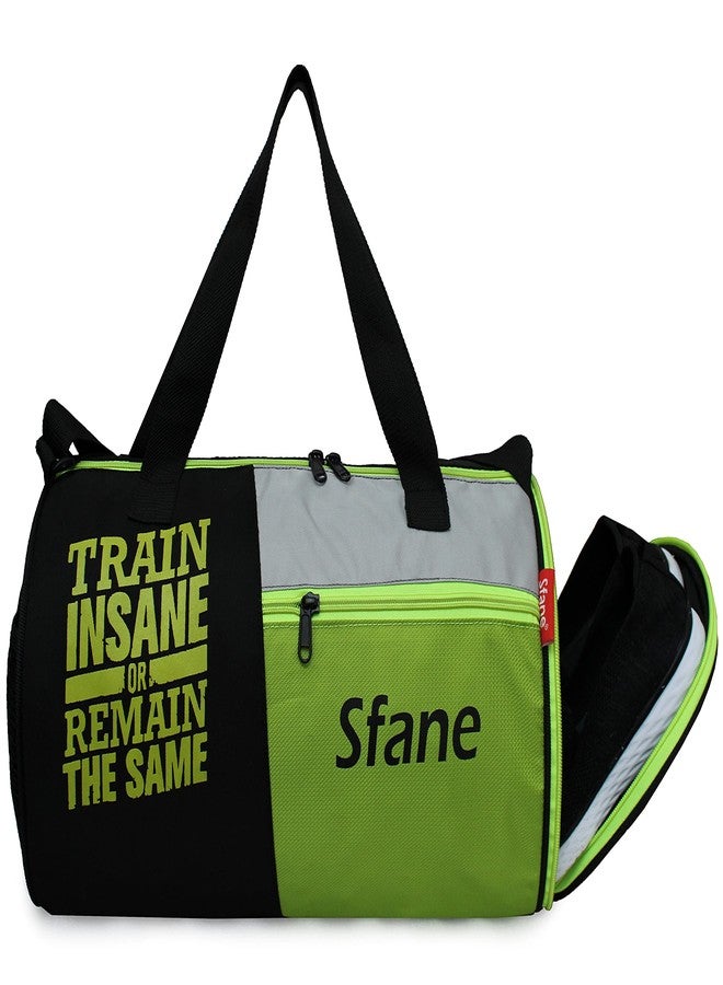 سفاني حقيبة رياضية/حقيبة سفر/حقيبة رياضية/حقيبة كتف/حقائب رياضية/حقائب صالة رياضية للرجال والنساء مع حجرة للأحذية (نيون) مقاس 9.84 بوصة من Sfane - Image 1
