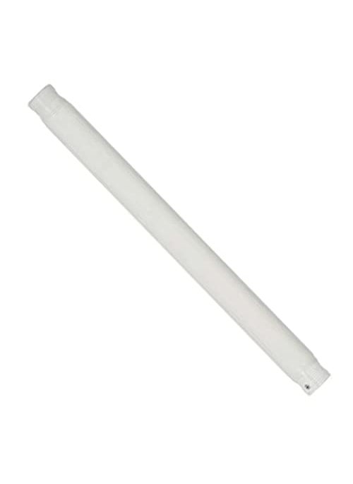 Ciata Ciata Ceiling Fan Extension Rod Ceiling Fan Downrod 12 Inch long Extension Downrod for Ceiling Fans 12 Inside Diameter with Tapered threaded ends White Finish 