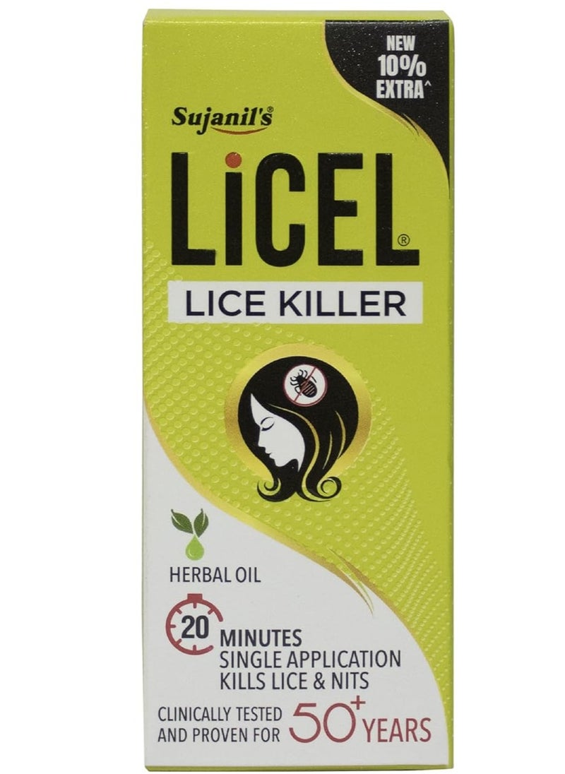 LICEL Licel Lice and Nits Killer Oil Herbal Lice Killer Oil | Kills Lice, Eggs and Nits Naturally Proven and Tested for 5 decades Pack of 3 (55 ml)  - Image 2