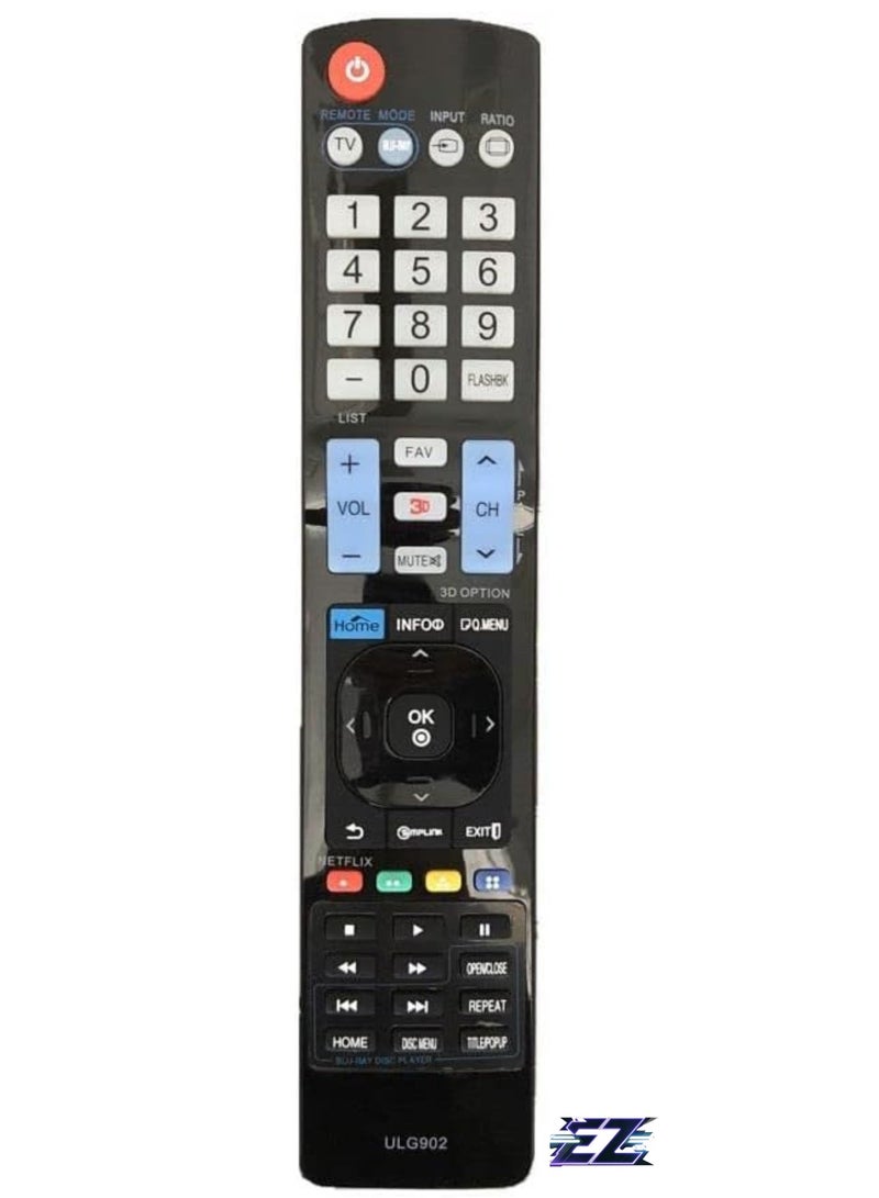 ELTRAZONE Universal Replacement Remote Control for LG TVs and LG Blu-ray Players - All Models with battery - Image 2