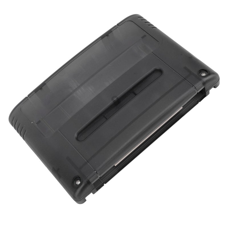 SNES Game Cartridge Transparent Black Professional Design Video Games Cartridge Card - FAT32 Compatibility Region Free Support for Japanese and European Consoles - Image 4