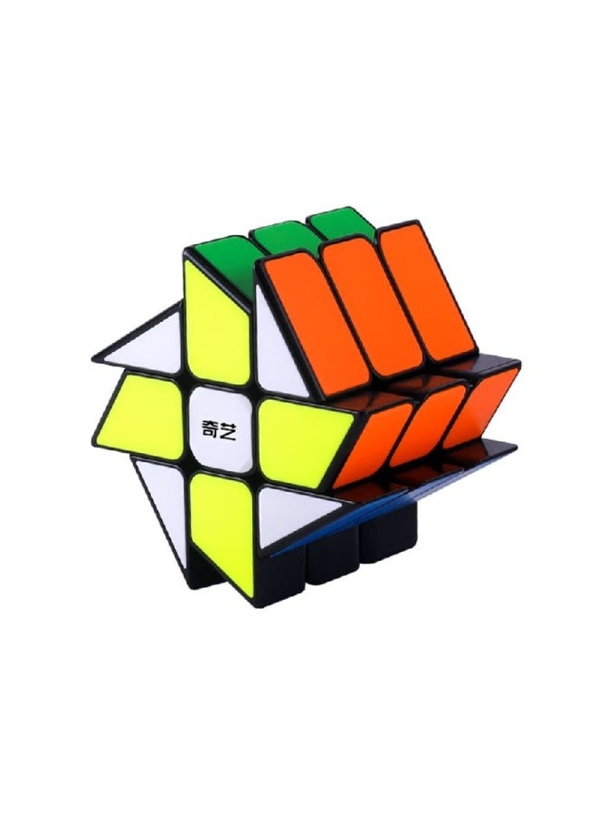 كيو واي مكعب السرعة QY SpeedCube فيشر كيوب S أسود كور مكعب ألغاز - Image 3