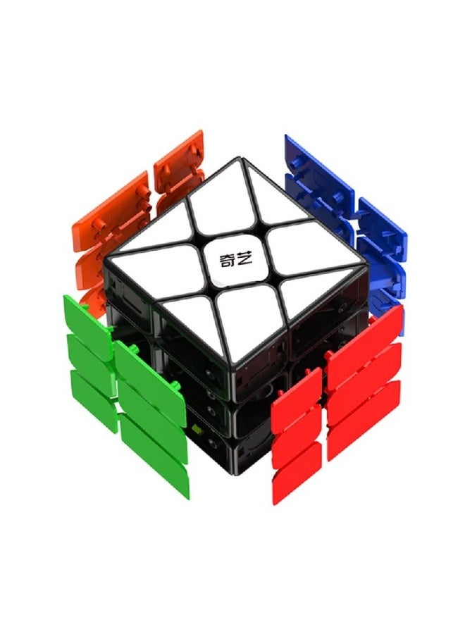 كيو واي مكعب السرعة QY SpeedCube فيشر كيوب S أسود كور مكعب ألغاز - Image 4