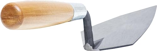 MARSHALLTOWN Pointing Trowel, 5 x 2 1/2 Inch Inch Blade, Philadelphia Pattern, Single Piece High Carbon Steel, Wooden Handle, Repair Mortar Joints, Masonry, Made in The USA, 45 5 - Image 3