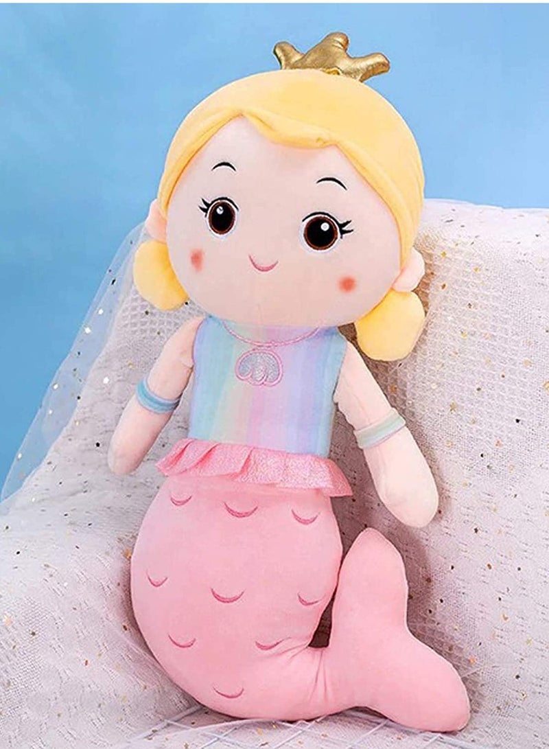 ARGT دمية مائية محشوة بطول 50 سم – وسادة ناعمة ومرحة، وسادة محشوة لطيفة للفتيات، دمية مائية كاواي رقيقة، رفيق نوم، هدية وسادة رمي رائعة للأطفال والبالغين، ديكور حضانة وغرفة نوم - Image 1