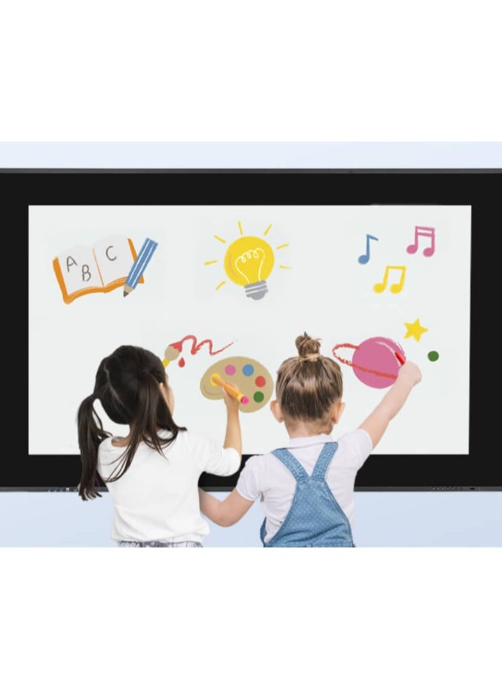 FTTEGO - EGO Interactive Display, Model E-F8604, 86-Inch 4K Ultra HD with Android OS 8GB DDR4 RAM, 128GB ROM , With OPS Slot with Intel i5, 8GB RAM, 512GB SSD, and Motion-Tracking Camera, silver-black - Image 1