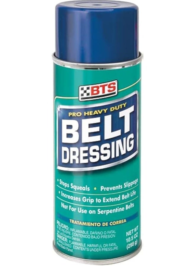 BTS Belt Dressing Spray 465ml (10.5 oz) – Anti Slip Belt Grip Spray, Stops Squealing Noise, Improves Traction, Extends Belt Life for Car, Truck & Industrial Use - Image 1