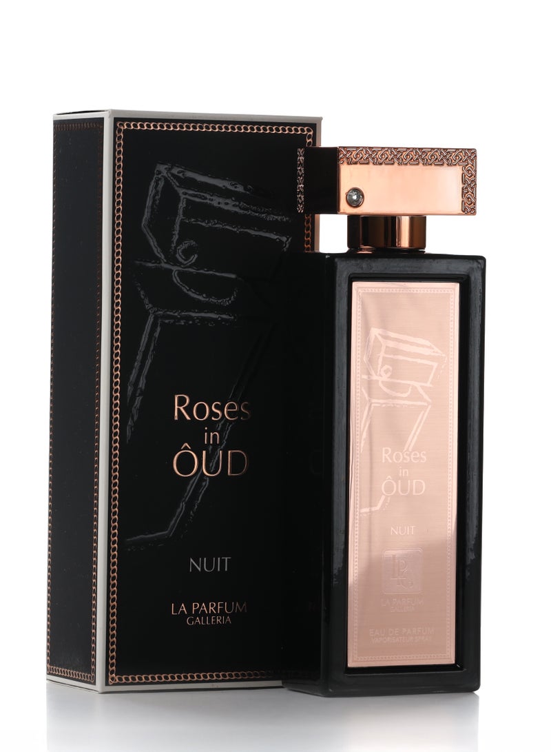 لا بارفوم جاليريا "عطر روزس إن عود نويت أو دو برفيوم | ليلة من الأناقة محبوسة في زجاجة | عطر للجنسين بنغمات عميقة من العود والورد | فخامة تدوم طويلاً في 100 مل" - Image 5