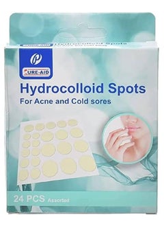 Cure aid 24 Pieces Hydrocolloid Spots  For Acne Treatment 