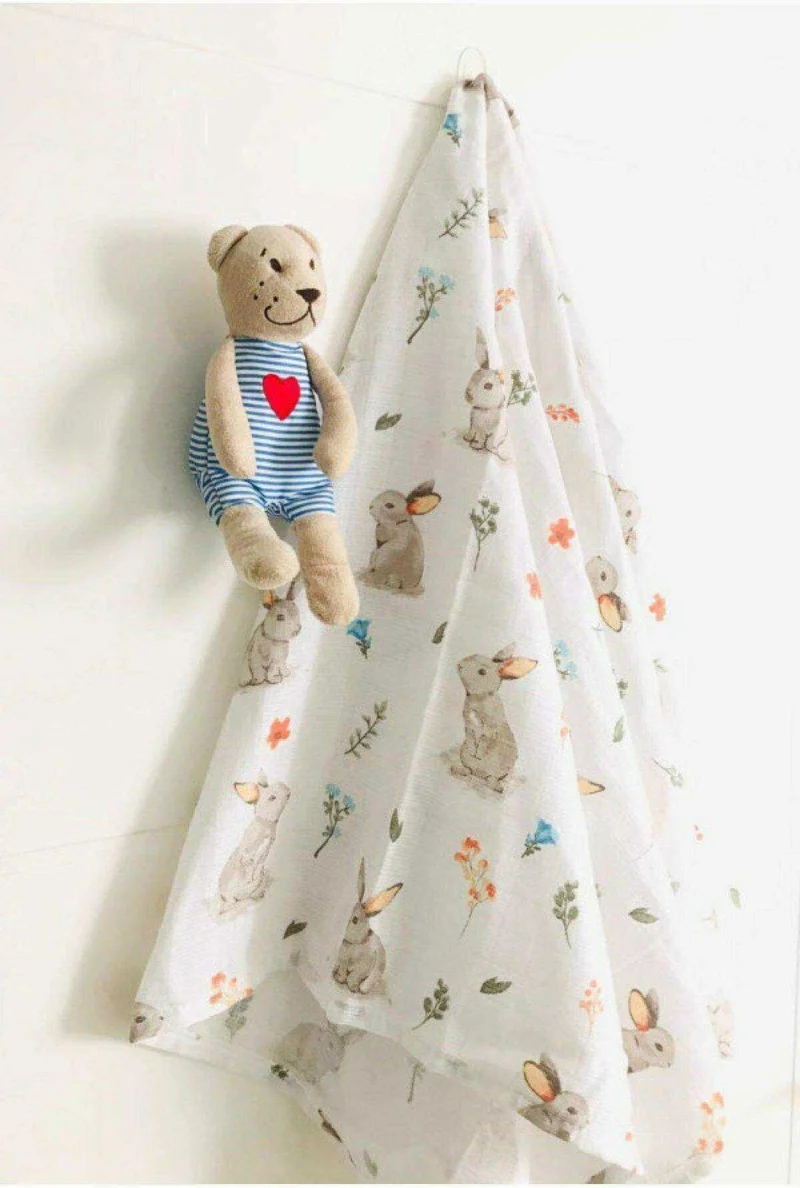 جونييروس 2 Pieces 4 Layers and 2 Layers Multi-Purpose Muslin Cloth Cover Blanket