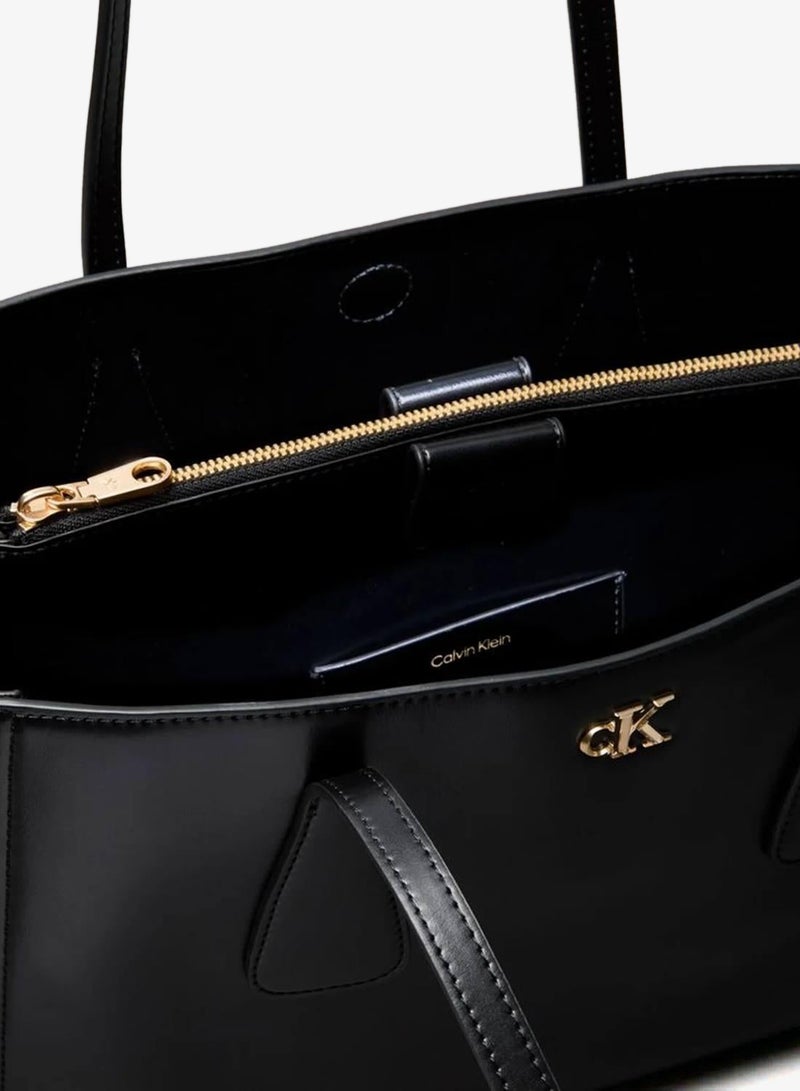 CALVIN KLEIN Monogram Medium Work Tote Bag - Image 3