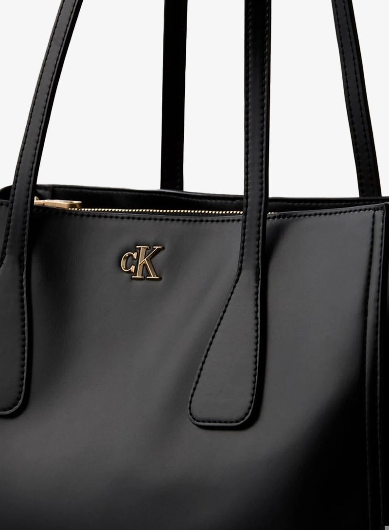 CALVIN KLEIN Monogram Medium Work Tote Bag - Image 4