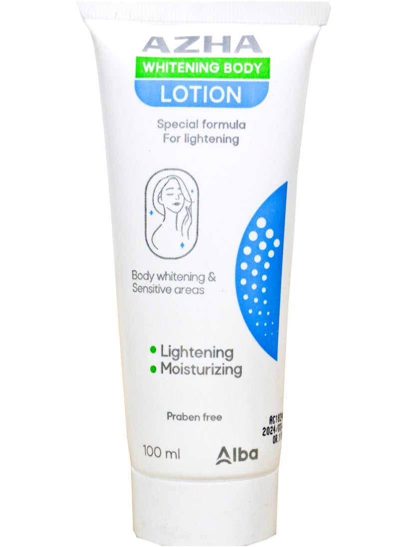 AZHA Azha Whitening Body Lotion Special Formula For Lightening 100 gm  - Image 1