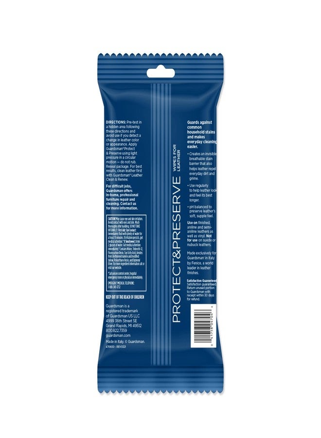 جاردزمان مناديل غاردسمان للحماية والصيانة للجلد - 20 منديلًا - تطرد البقع، وتحافظ على اللون والنعومة، مثالية للأثاث الجلدي وداخلية السيارات - 470600 - Image 2