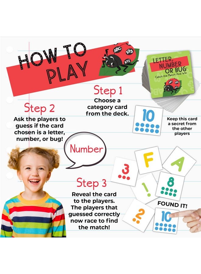 Briarpatch, Letter Number or Bug Game, Early Preschool Learning for Toddlers, Kindergarten and 1st Grade - Image 4