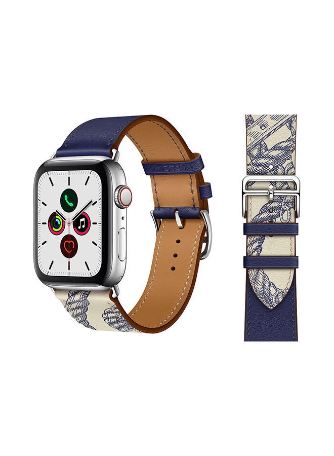 NIBEMINENT Stylish Band For Apple Watch Series 5/4/3/2/1 Encre - Image 1