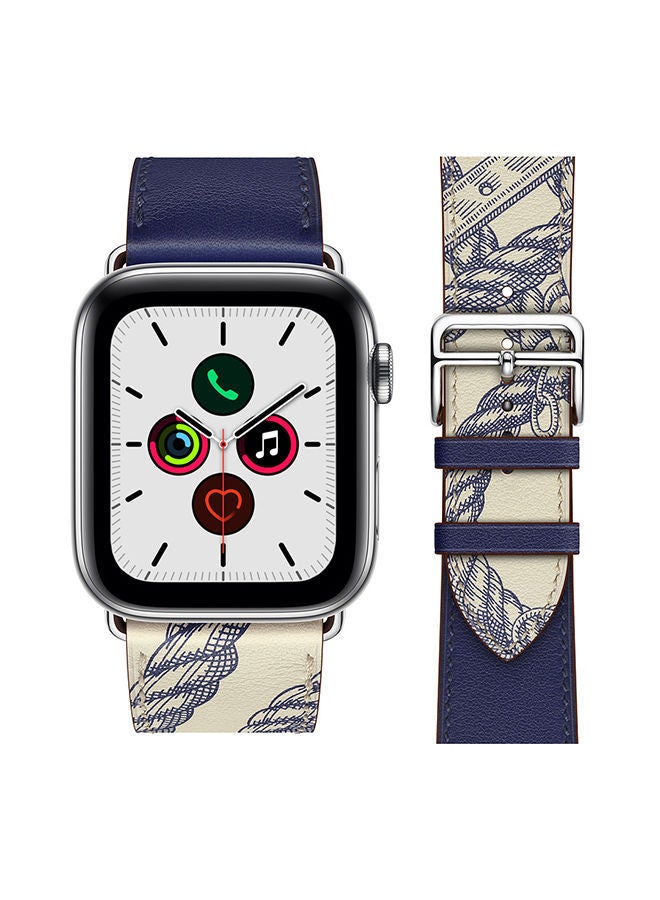 NIBEMINENT Stylish Band For Apple Watch Series 5/4/3/2/1 Encre - Image 2