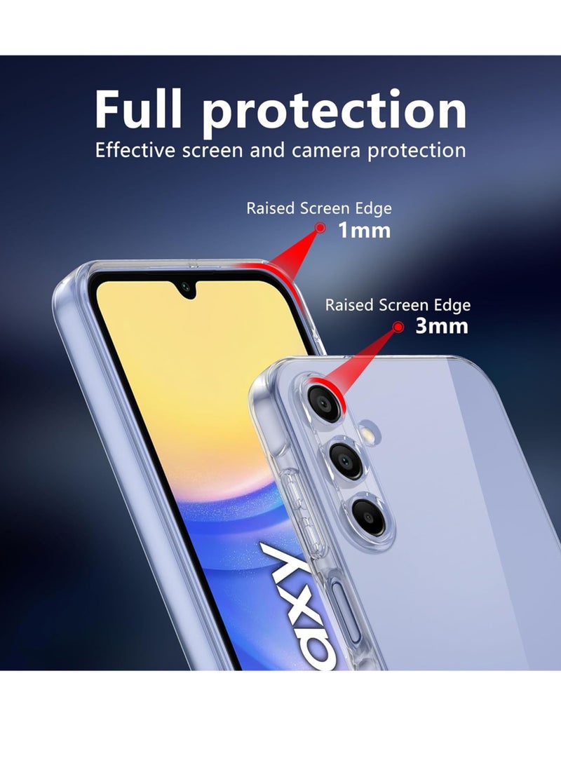 غطاء هاتف شفاف واقي من السيليكون كامل الجسم نحيف لجهاز سامسونج جالكسي A16 - Image 4