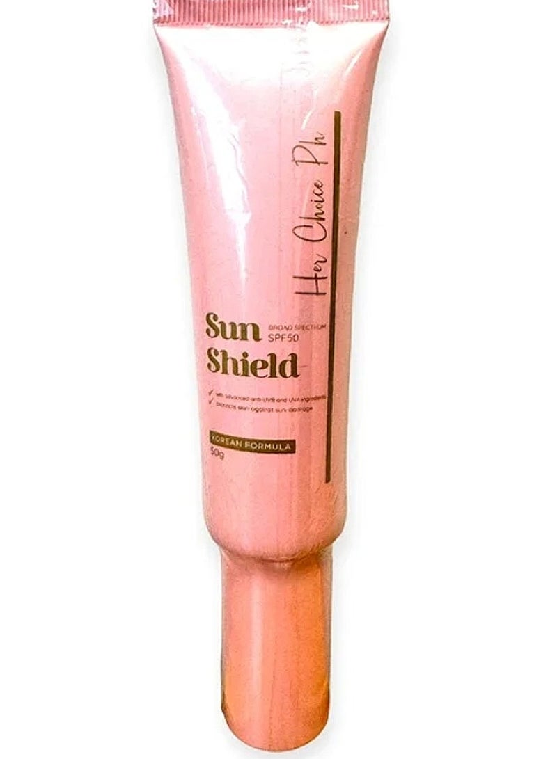 Her Choice Ph SUN SHIELD SPF50 BROAD SPECTRUM 50g