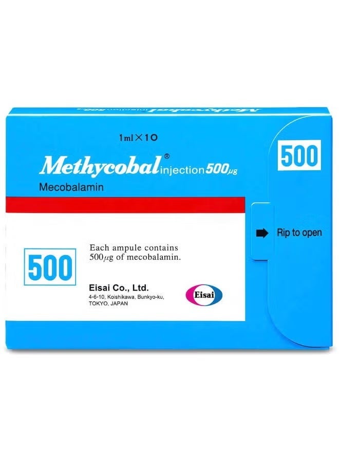 Methycobal 500 mcg 10 Amp