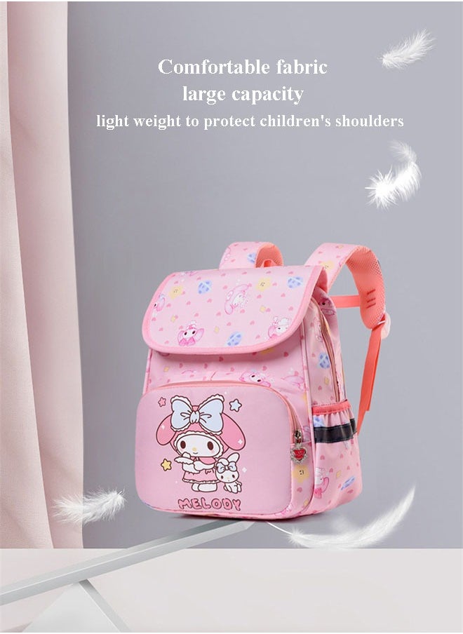 Generic My Melody Children's Backpack, Backpack Printed Graphic Cute, Backpack Set Functional Large Capacity, School Bag Set for Kids, Cute Anime Backpack, Pink  - Image 3