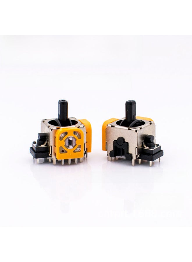 PS4 Handle 3D Rocker PS5 Gamepad Joystick Original PS4 Yellow Rocker PS5 Rocker-Product Color:PS4 Domestic