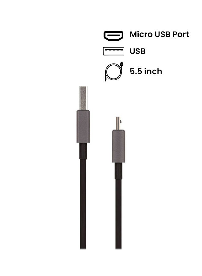 موشي USB لكابل Micro USB أسود - Image 2