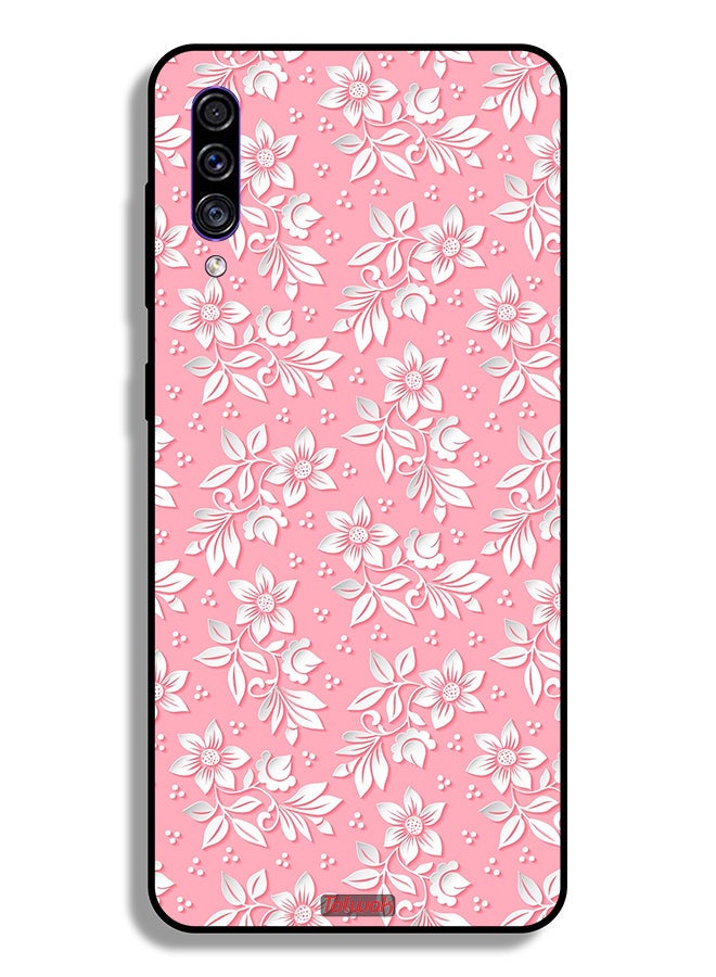 Tolwak Samsung Galaxy A50 Protective Case Cover Flowers Background Pattern - Image 1