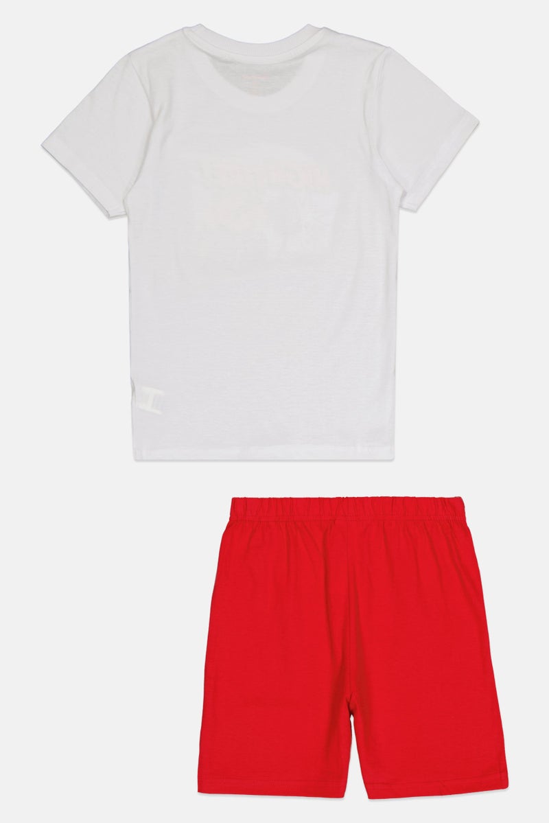 nickelodeon Kids Boy 2 Pcs Graphic Print Top And Bottom Pajama Set, Multicolor - Image 2