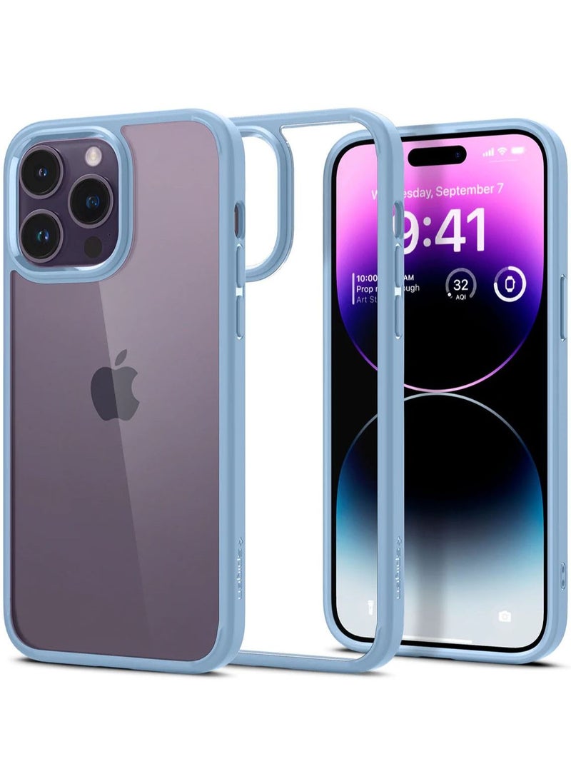 Spigen Ultra Hybrid iPhone 14 Pro Max Case Cover - Sierra Blue - Image 1