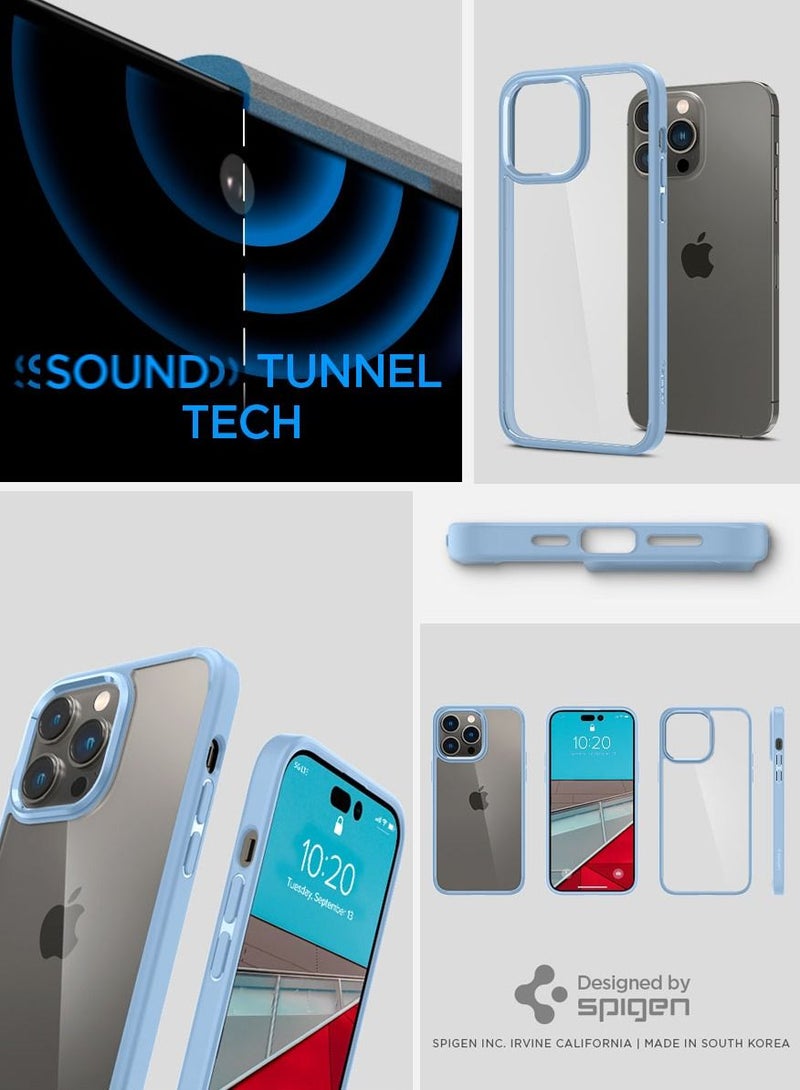 Spigen Ultra Hybrid iPhone 14 Pro Max Case Cover - Sierra Blue - Image 5