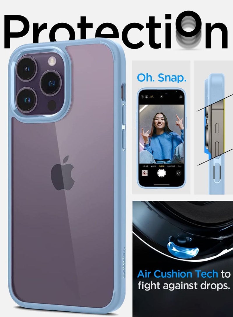 Spigen Ultra Hybrid iPhone 14 Pro Max Case Cover - Sierra Blue - Image 4