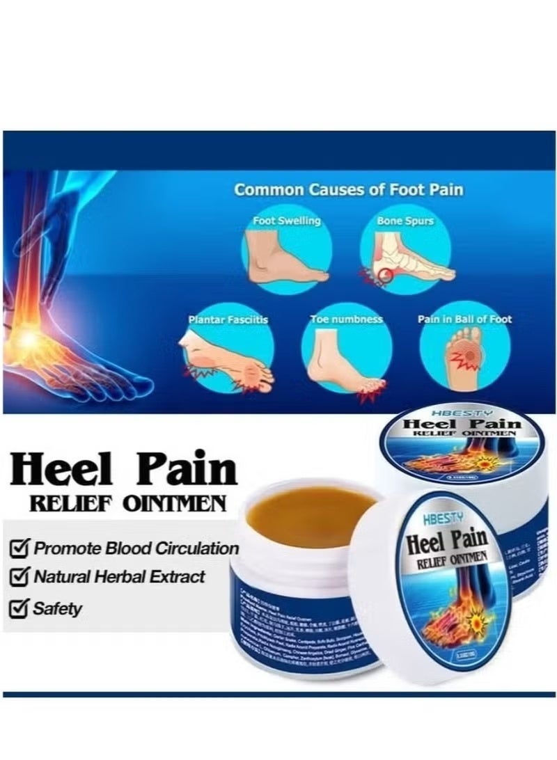 HBESTY HeelAid Plantar Fasciitis Relief Cream – 3-Pack Bundle (3 x 10g) – Fast-Acting Heel Pain & Inflammation Relief - Image 5