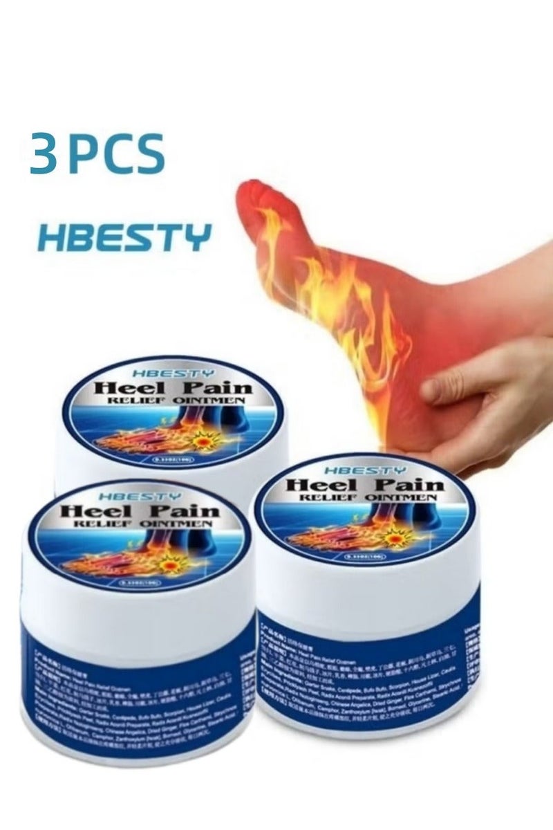 HBESTY HeelAid Plantar Fasciitis Relief Cream – 3-Pack Bundle (3 x 10g) – Fast-Acting Heel Pain & Inflammation Relief - Image 2