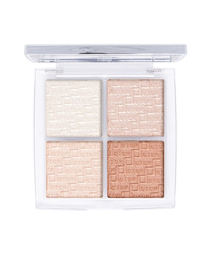 Future Makeup 4 Color Highlighter - Image 1