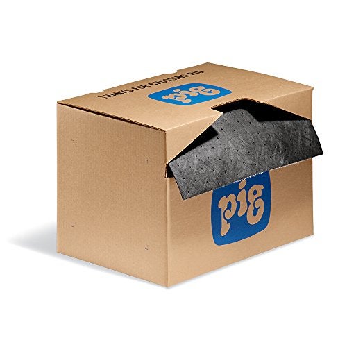 PIG Absorbent Mat Roll in a Dispenser Box by | 15" x 150' Oil Absorbent Mat Roll | All Purpose Absorbent Mat | Lightweight | MAT141 - Image 1